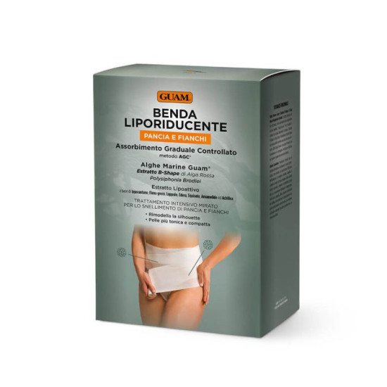 Интенсивное средство против жировых отложений на животе и талии, GUAM Benda Liporiducente
