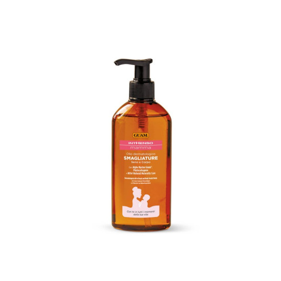 Масло дерматологическое против растяжек для груди и тела, GUAM Inthenso Mamma / 200 мл