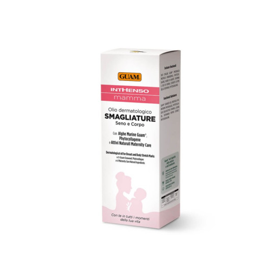 Масло дерматологическое против растяжек для груди и тела, GUAM Inthenso Mamma / 200 мл
