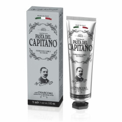 Черная зубная паста с УГЛЕМ, Pasta del Capitano 1905 / 75 мл