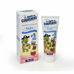 Зубная паста для детей от 3 лет и старше (клубника), Pasta Del Capitano / 75 ml Зубная паста для детей от 3 лет и старше (клубника), Pasta Del Capitano / 75 ml