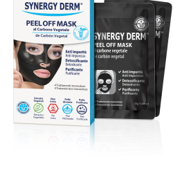 Черная пленочная маска для глубокой очистки кожи лица, SYNERGY DERM Peel Off Mask / 4 x 7 г