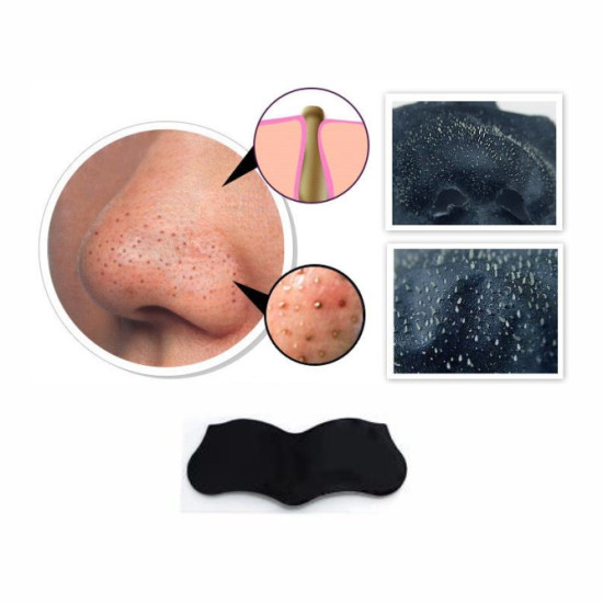 Полоски для носа против черных точек, SYNERGY DERM Nose Strips / 4 шт.